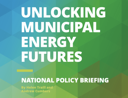 Unlocking Municipal Energy Futures – National Policy Briefing